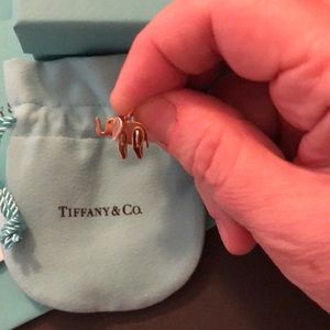 Tiffany Rose Gold Elephant Charm 